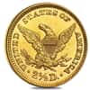 $2.5 Gold Quarter Eagle Liberty Head - Extra Fine XF (Random Year)