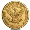 $5 Gold Half Eagle Liberty Head - Extra Fine XF (Random Year) 