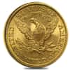 $5 Gold Half Eagle Liberty Head - Brilliant Uncirculated BU (Random Year)