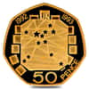 1992/3 Great Britain Fifty Pence EU Presidency Commemorative Proof Gold Coin (w/Box & COA)