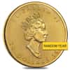 1/2 oz Canadian Gold Maple Leaf $20 Coin Scruffy (Random Year)