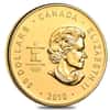 2010 1 oz $50 Vancouver Olympics Canadian Gold Maple Leaf BU .9999 Fine 