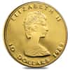 1989 1/4 oz $10 Canadian Gold Proof Maple Leaf .9999 Fine Gold (Capsulated)