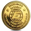 1/10 oz Gold Round Engelhard Prospector .999+ Fine Avg Circ (Random Year)