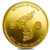 2017 1 oz South Korea Gold Tiger Medal BU (w/Box)