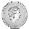 2018 1/2 oz Silver Lunar Year of The Dog BU Australian Perth Mint In Cap
