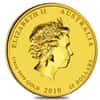 2010 1/4 oz Gold Lunar Year of The Tiger BU Australia Perth Mint