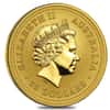 2005 1/2 oz Gold Lunar Year of The Rooster BU Australia Perth Mint In Cap