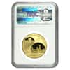 2014 1 oz China Smithsonian Proof Gold Panda Medal NGC PF 70 UCAM (w/Box & COA)