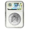 2016 1 oz Silver American Eagle NGC MS 70 FDI - 30th Anniversary (John Mercanti Signature Label)