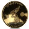 2016 1 oz South Korea Proof Gold Tiger Medal (w/Box)