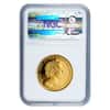 2015 1 oz Gold B.V.Islands $125 Lincoln Proof NGC PF 70 UCAM Ultra High Relief Coin (w/Box)