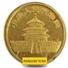 China 1/10 oz Gold Panda Proof/Unc (Random Year, Abrasions)