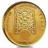 2017 1/10 oz South Korea Gold Chiwoo Cheonwang Medal BU (In Red Assay)