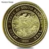 1 oz Gold South Dakota Bison Round .999 Fine In Cap (Random Design)