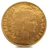 10 Francs French Rooster Gold Coin Avg Circ AGW .0933 oz (Random Year) 