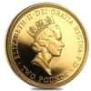 1986 Great Britain 2 Pound Commonwealth Games Proof Gold Coin AGW .4707 oz (In Cap)