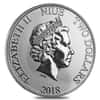 2018 1 oz Niue Silver $2 Year of the Dog BU