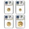 2018 1.85 oz Gold American Eagle 4-coin Set NGC MS 69 Early Releases (West Point Label)