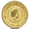 2018 1/2 oz Gold Lunar Year of the Dog Coin .9999 Fine BU - Royal Australian Mint