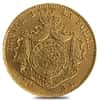 Belgium 20 Francs Leopold II Gold Coin AGW .1867 oz AU/BU (Random Year,1867-1914)