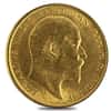 1902-1910 British Gold Sovereign Edward VII AU/BU