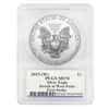 2015 (W) 1 oz Silver American Eagle PCGS MS 70 First Strike (Miles Standish Signature Label)