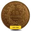 10 Francs France Late Head Ceres Gold Coin Avg Circ AGW .0933 oz (Random Year, 1895-1899)