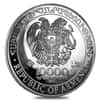 2013 1 Kilo Armenia Silver 10000 Drams Noah's Ark Coin BU In Cap
