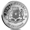 2018 Somalia 1 oz Silver African Elephant .9999 Fine Coin BU 