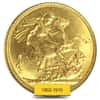 1902-1910 British Gold Sovereign Edward VII Avg Circ