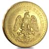1930 50 Pesos Mexican Gold Coin AU/BU