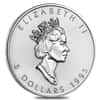 1995 1 oz Silver Canadian Maple Leaf .9999 Fine $5 Coin BU (Sealed)
