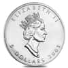 2001 1 oz Silver Canadian Maple Leaf .9999 Fine $5 Coin BU (Sealed)