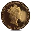 1996 Great Britain 2 Pounds European Championship Proof Gold Coin AGW .4707 oz (In Cap)