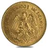 1920 Mexico 5 Pesos Gold Coin XF/AU AGW .1206 oz
