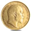 1902-1910-S Australia Gold Half Sovereign Edward VII Avg Circ