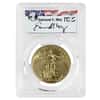 2016 W 1 oz $50 Burnished Gold American Eagle PCGS SP 70 FS - 30th Anniv (Edmund Moy Signature)