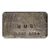 10 oz Engelhard MMS Cast Silver Bar .999+ Fine (3rd Series, Otto F. Rehders)