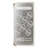 10 oz Johnson Matthey JM Republic National Bank Silver Vintage Bar .999 Fine