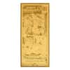 10 Wyoming Goldback 1/100 oz 24K Gold Foil Aurum Note