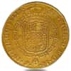 1791-1808 Spain 8 Escudos Gold Coin Ex Jewelry (Random Year)