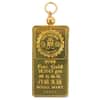 18.7145 gram Hang Seng Bank Gold Bar Pendant .9999 Fine (w/Box & COA)