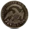 1815-1838 Capped Bust Quarter 25C Silver Coin G-VG (Random Year)