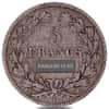 1832 - 1848 France 5 Francs Louis Philippe I Silver Coin Avg Circ ASW .7234 oz