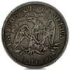 1839-1891 Seated Liberty Half Dollar Silver Coin Fine