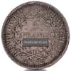 1848 - 1849 France 5 Francs Hercules Silver Coin Avg Circ ASW .7234 oz