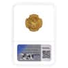 1854-O $5 Liberty Head Half Eagle Gold Coin NGC AU Details