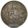 1868 - 1875 Peru 1 Sol Silver Coin Avg Circ ASW .7234 oz (Random Year)