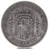 1870 Spain 5 Pesetas Silver Coin Avg Circ ASW 0.7234 oz